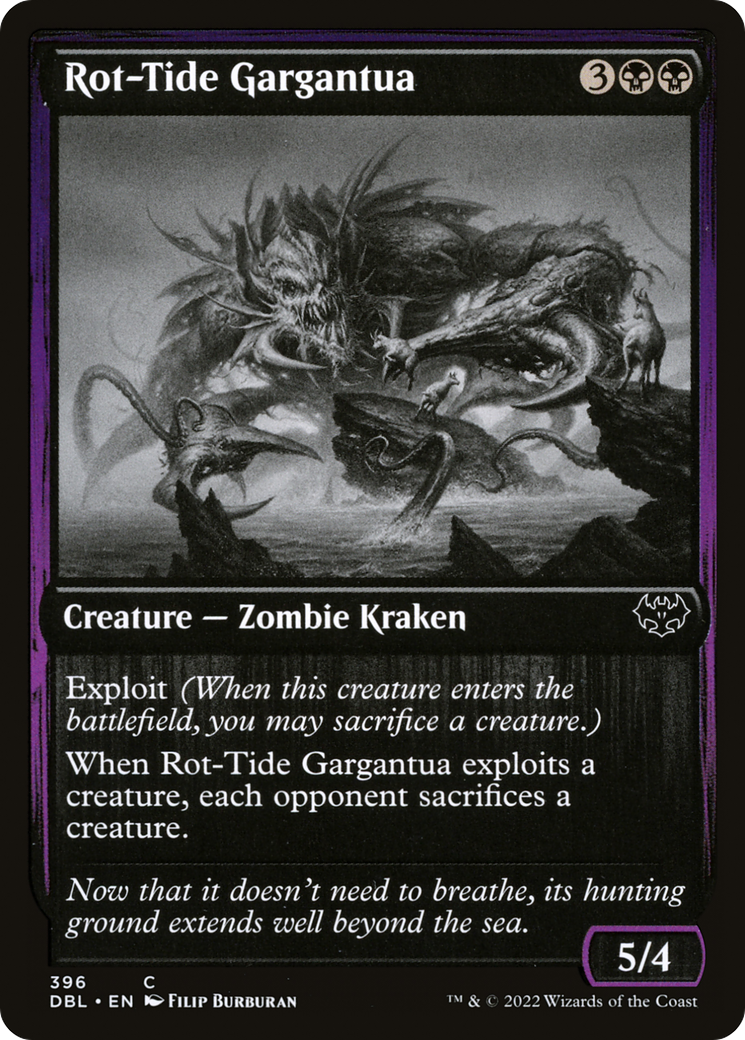 Rot-Tide Gargantua (DBL-396) [Innistrad: Double Feature] Foil