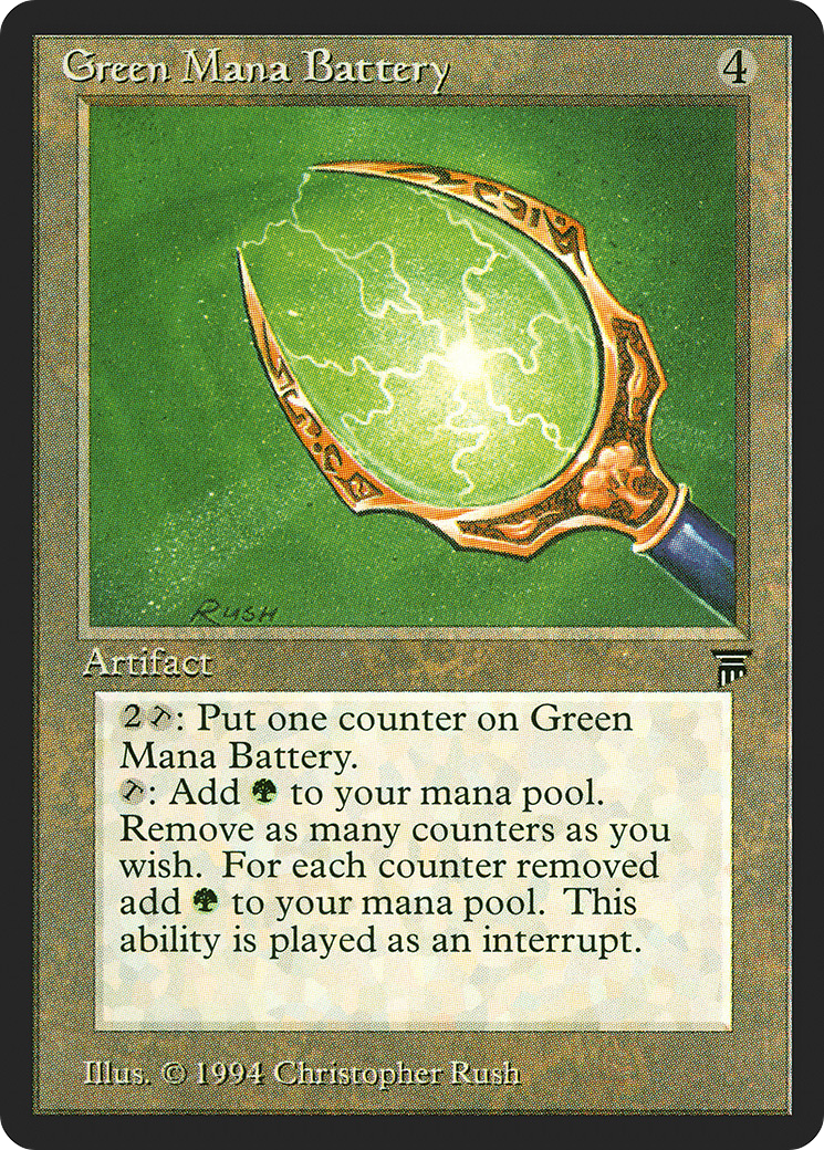 Green Mana Battery [Legends]