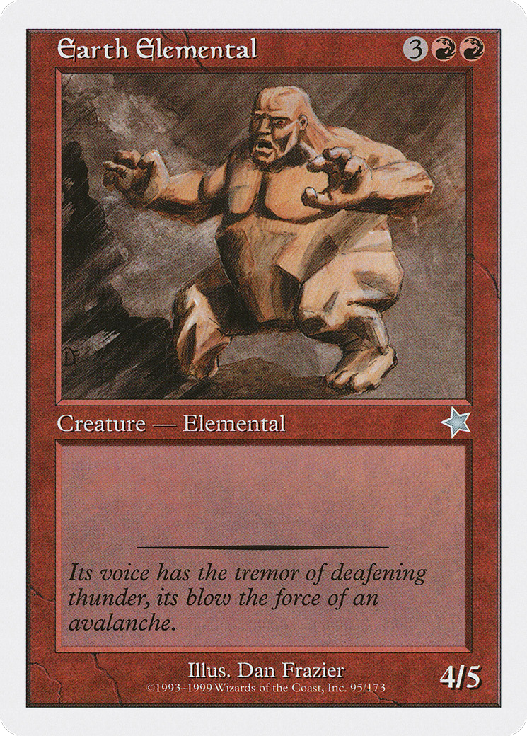 Earth Elemental (S99-095) [Starter 1999]