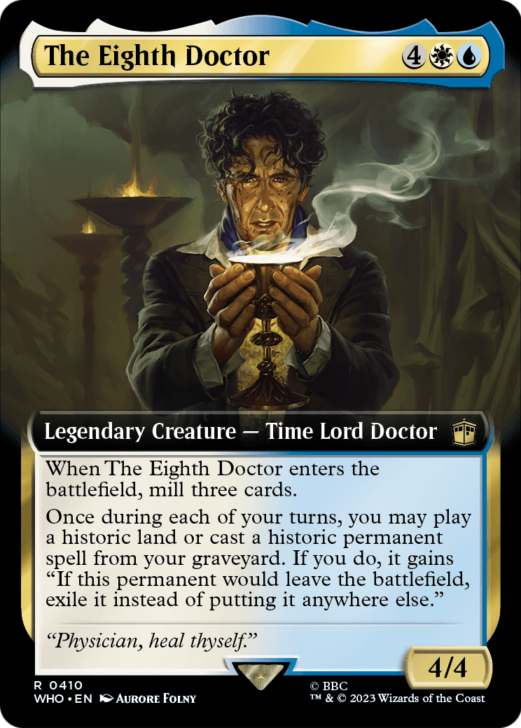 The Eighth Doctor (Extended Art) (WHO-410) [Doctor Who] Foil