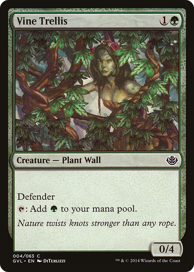 Vine Trellis [Duel Decks Anthology: Garruk vs. Liliana]