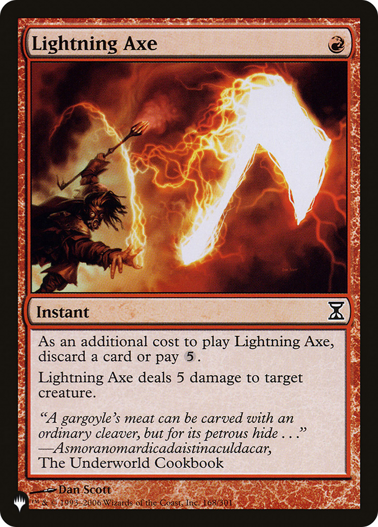 Lightning Axe (LIST-168/301) [The List]