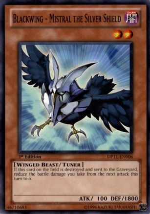 Blackwing - Mistral the Silver Shield (Common) (DP11-EN006) - Duelist Pack 11: Crow 1st Edition