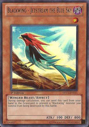 Blackwing - Jetstream the Blue Sky (Ultra Rare) (DP11-EN011) - Duelist Pack 11: Crow 1st Edition