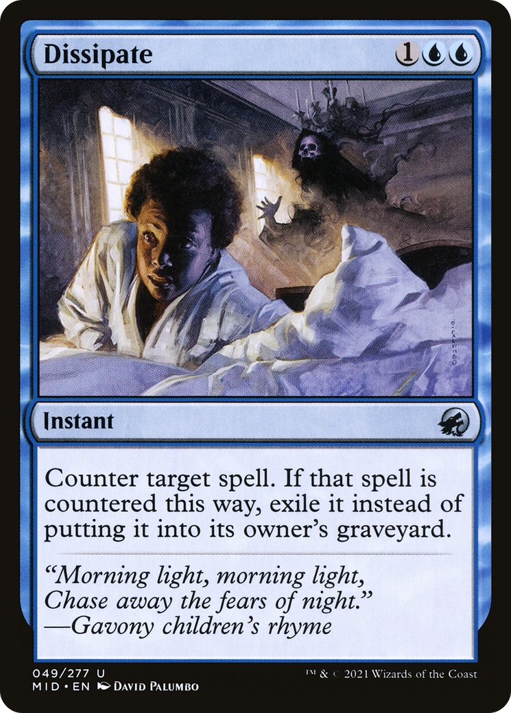 Dissipate (MID-049) [Innistrad: Midnight Hunt] Foil