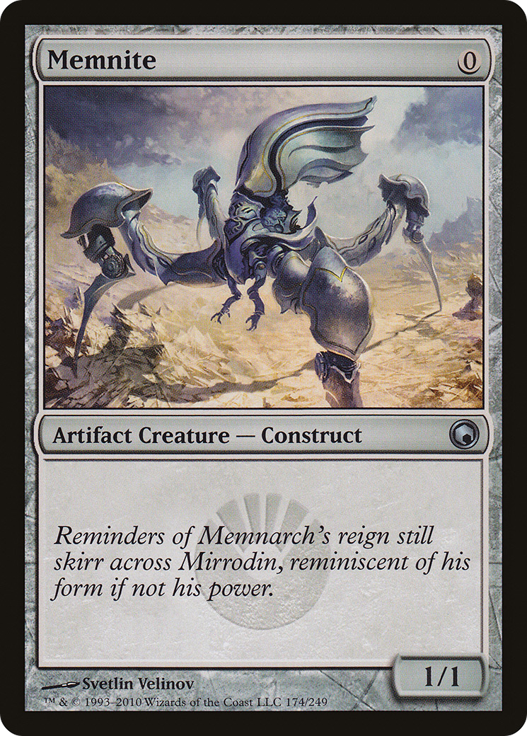 Memnite (SOM-174) [Scars of Mirrodin] Foil