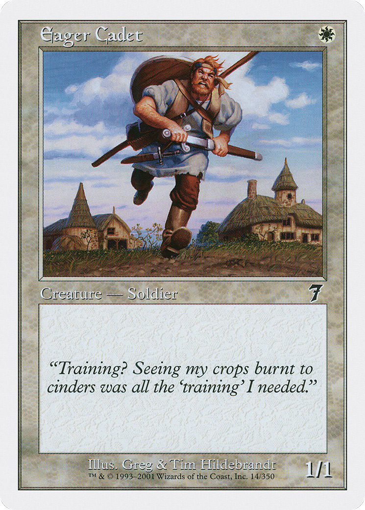 Eager Cadet (7ED-014) [7th Edition] Foil