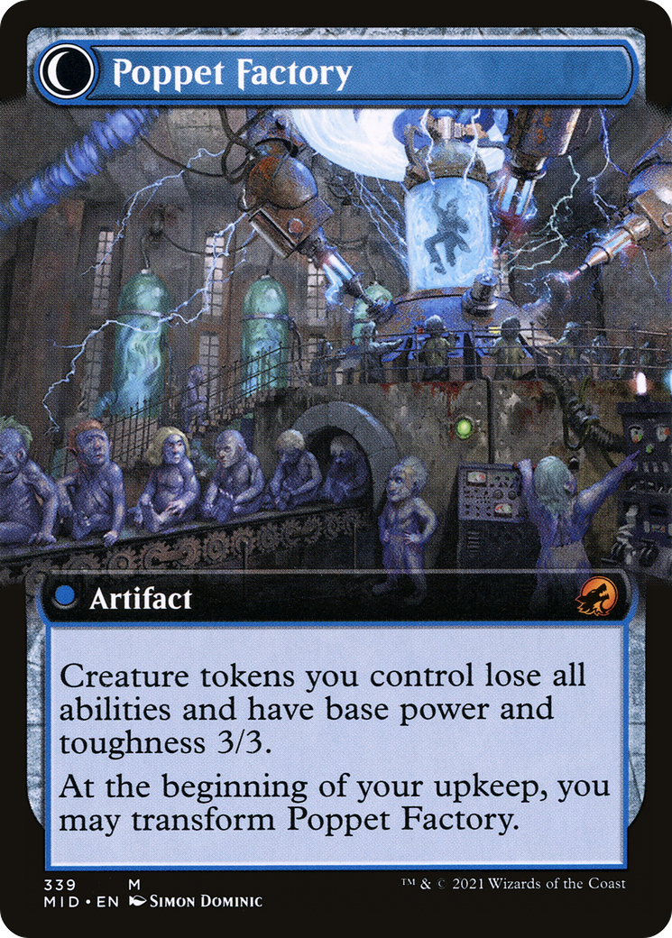 Poppet Stitcher (Extended Art) (MID-339) [Innistrad: Midnight Hunt] Foil