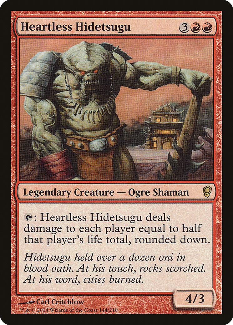 Heartless Hidetsugu (CNS-144) [Conspiracy] Foil