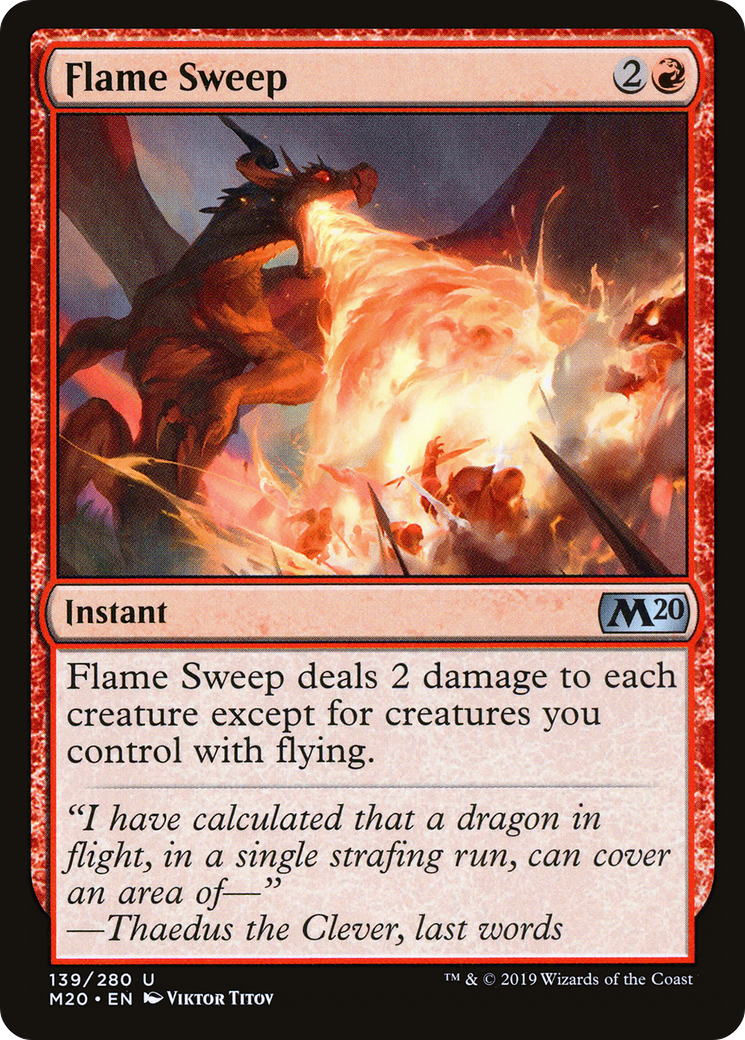 Flame Sweep (M20-139) [Core Set 2020]