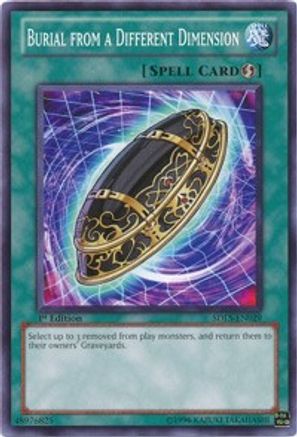Burial from a Different Dimension (Common) (SDLS-EN029) - Structure Deck: Lost Sanctuary 1st Edition