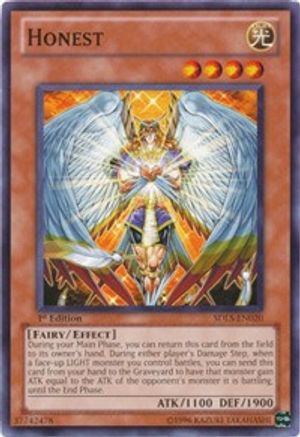 Honest (Common) (SDLS-EN020) - Structure Deck: Lost Sanctuary 1st Edition