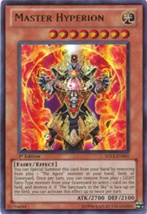 Master Hyperion (Ultra Rare) (SDLS-EN001) - Structure Deck: Lost Sanctuary 1st Edition