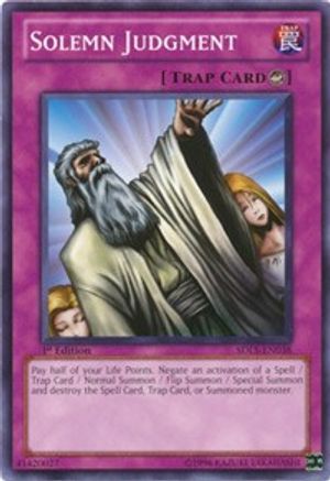 Solemn Judgment (Common) (SDLS-EN038) - Structure Deck: Lost Sanctuary 1st Edition