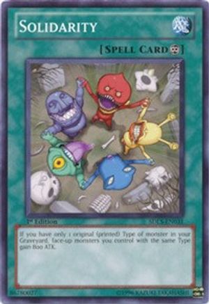 Solidarity (Common) (SDLS-EN031) - Structure Deck: Lost Sanctuary 1st Edition
