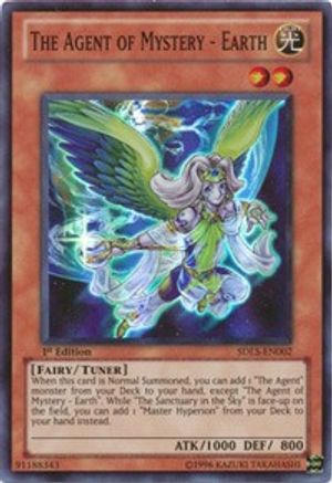 The Agent of Mystery - Earth (Super Rare) (SDLS-EN002) - Structure Deck: Lost Sanctuary 1st Edition
