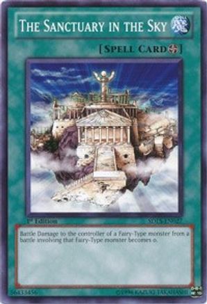 The Sanctuary in the Sky (Common) (SDLS-EN027) - Structure Deck: Lost Sanctuary 1st Edition
