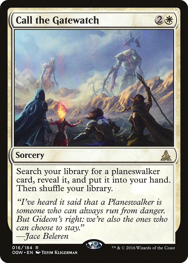 Call the Gatewatch (OGW-016) [Oath of the Gatewatch] Foil