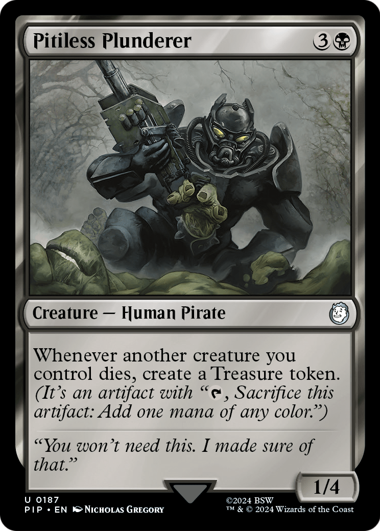 Pitiless Plunderer (PIP-187) [Fallout] Foil
