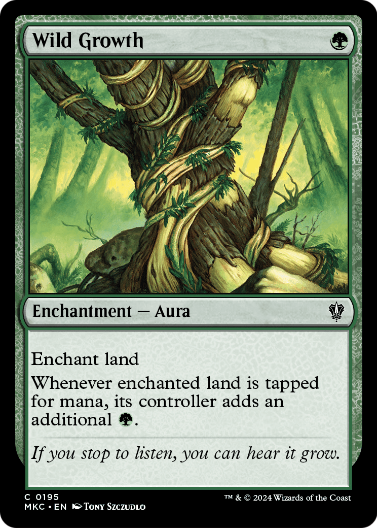 Wild Growth (MKC-195) [Murders at Karlov Manor Commander]