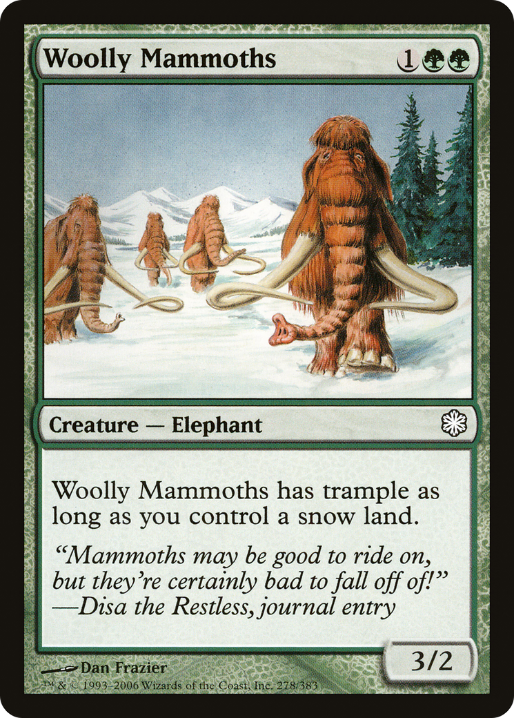 Woolly Mammoths (CTD-278) [Coldsnap Theme Decks]
