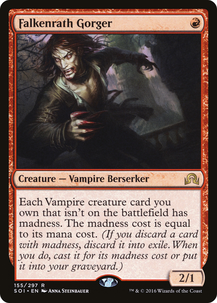Falkenrath Gorger (SOI-155) [Shadows over Innistrad] Foil