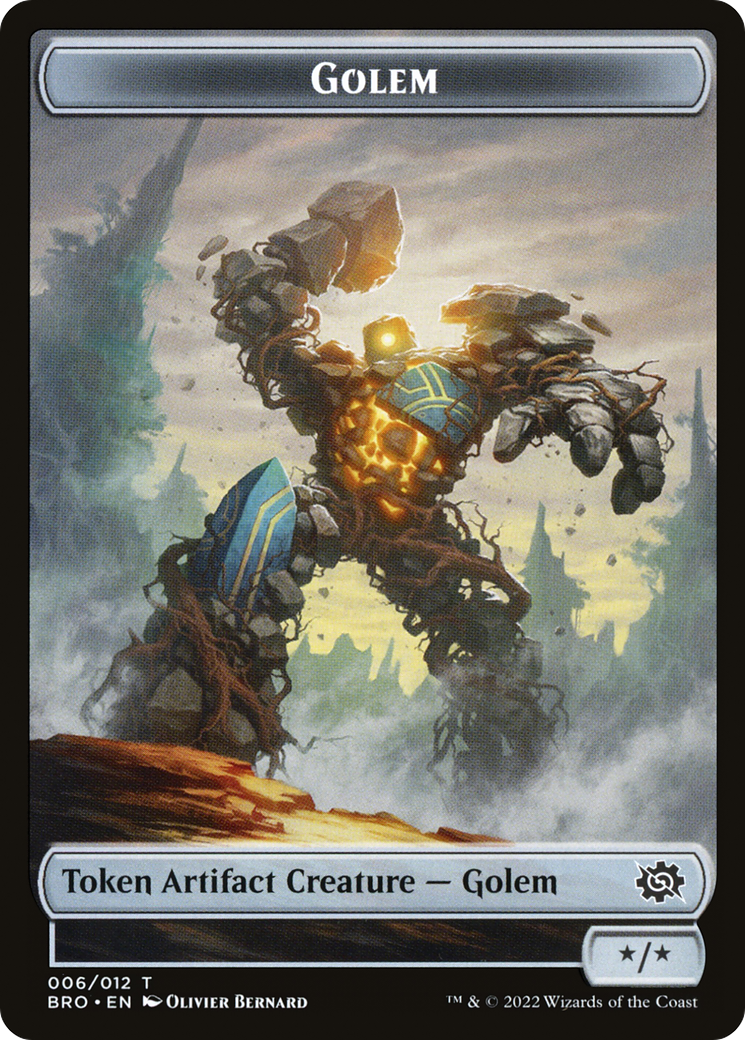 Golem (TBRO-006) [The Brothers' War Tokens]