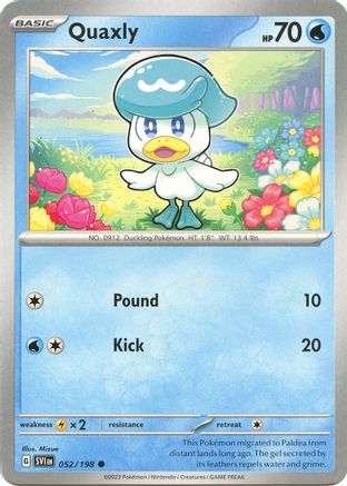 Quaxly (052/198) [SV01 Scarlet & Violet Base Set] - Common