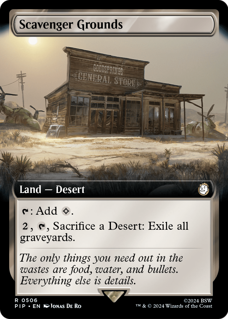Scavenger Grounds (Extended Art) (PIP-506) [Fallout] Foil