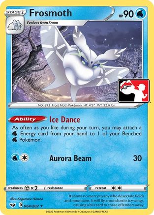 Frosmoth (64/202) [Prize Pack Series Cards] - Rare