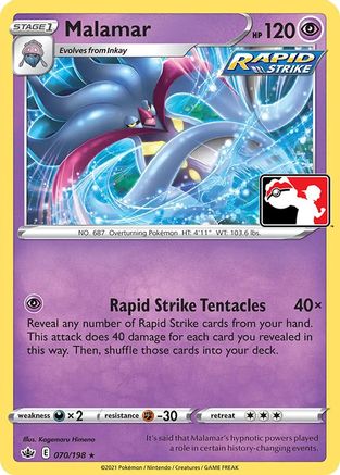 Malamar (70/198) [Prize Pack Series Cards] Holofoil - Rare