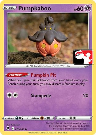 Pumpkaboo (76/203) [Prize Pack Series Cards] Holofoil - Common