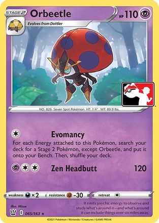 Orbeetle (65/163) [Prize Pack Series Cards] - Rare