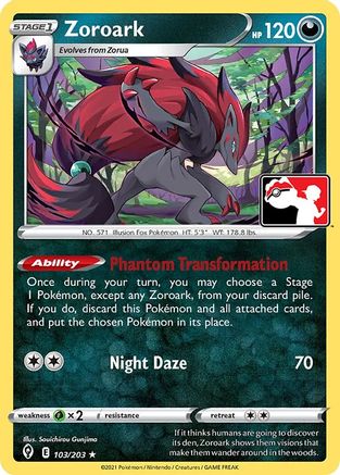 Zoroark (103/203) [Prize Pack Series Cards] - Rare