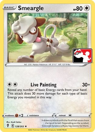 Smeargle (128/203) [Prize Pack Series Cards] - Rare