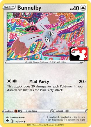 Bunnelby (150/189) [Prize Pack Series Cards] - Common