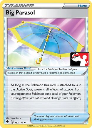 Big Parasol (157/189) [Prize Pack Series Cards] - Uncommon