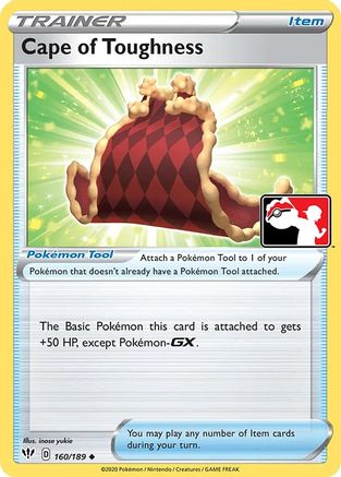 Cape of Toughness (160/189) [Prize Pack Series Cards] - Uncommon