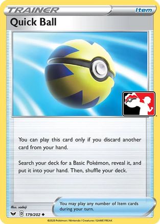 Quick Ball (179/202) [Prize Pack Series Cards] - Uncommon