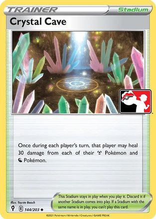 Crystal Cave (144/203) [Prize Pack Series Cards] - Uncommon
