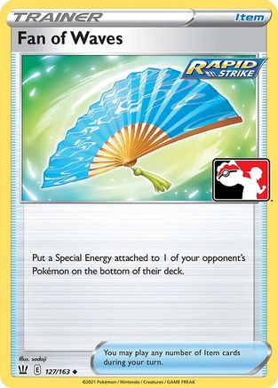 Fan of Waves (127/163) [Prize Pack Series Cards] - Uncommon