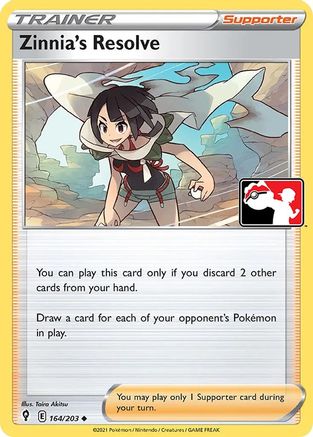 Zinnia's Resolve (164/203) [Prize Pack Series Cards] - Uncommon