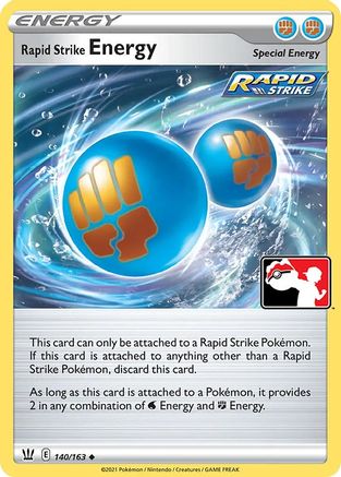 Rapid Strike Energy (140/163) [Prize Pack Series Cards] - Uncommon