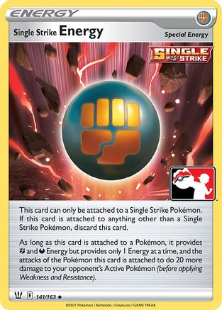 Single Strike Energy (141/163) [Prize Pack Series Cards] - Uncommon