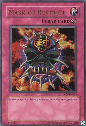 Mask of Restrict (Ultra Rare) (LON-EN018) - Labyrinth of Nightmare (Worldwide English) Unlimited