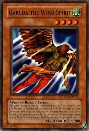 Garuda the Wind Spirit (Common) (LON-EN070) - Labyrinth of Nightmare (Worldwide English) Unlimited