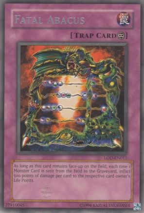 Fatal Abacus (Rare) (LOD-EN011) - Legacy of Darkness (Worldwide English) Unlimited