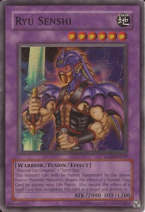 Ryu Senshi (Super Rare) (LOD-EN019) - Legacy of Darkness (Worldwide English) Unlimited