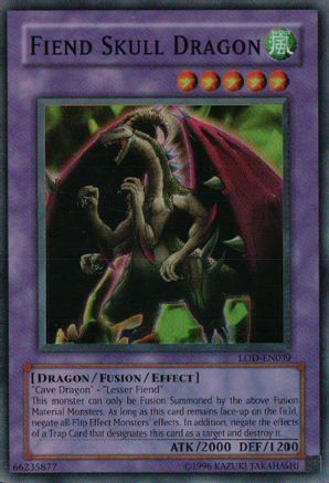 Fiend Skull Dragon (Super Rare) (LOD-EN039) - Legacy of Darkness (Worldwide English) Unlimited
