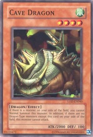 Cave Dragon (Common) (LOD-EN040) - Legacy of Darkness (Worldwide English) Unlimited
